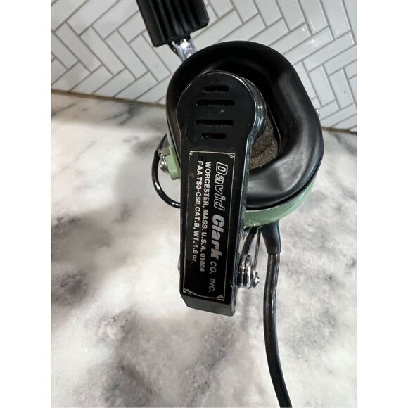 DAVID CLARK H10-30 PILOT HEADSET AVIATION HEADPHONES Dual Plug - Picture 6 of 14